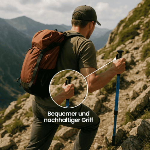 Customizable Hiking Poles | Lightweight with Comfort Grip