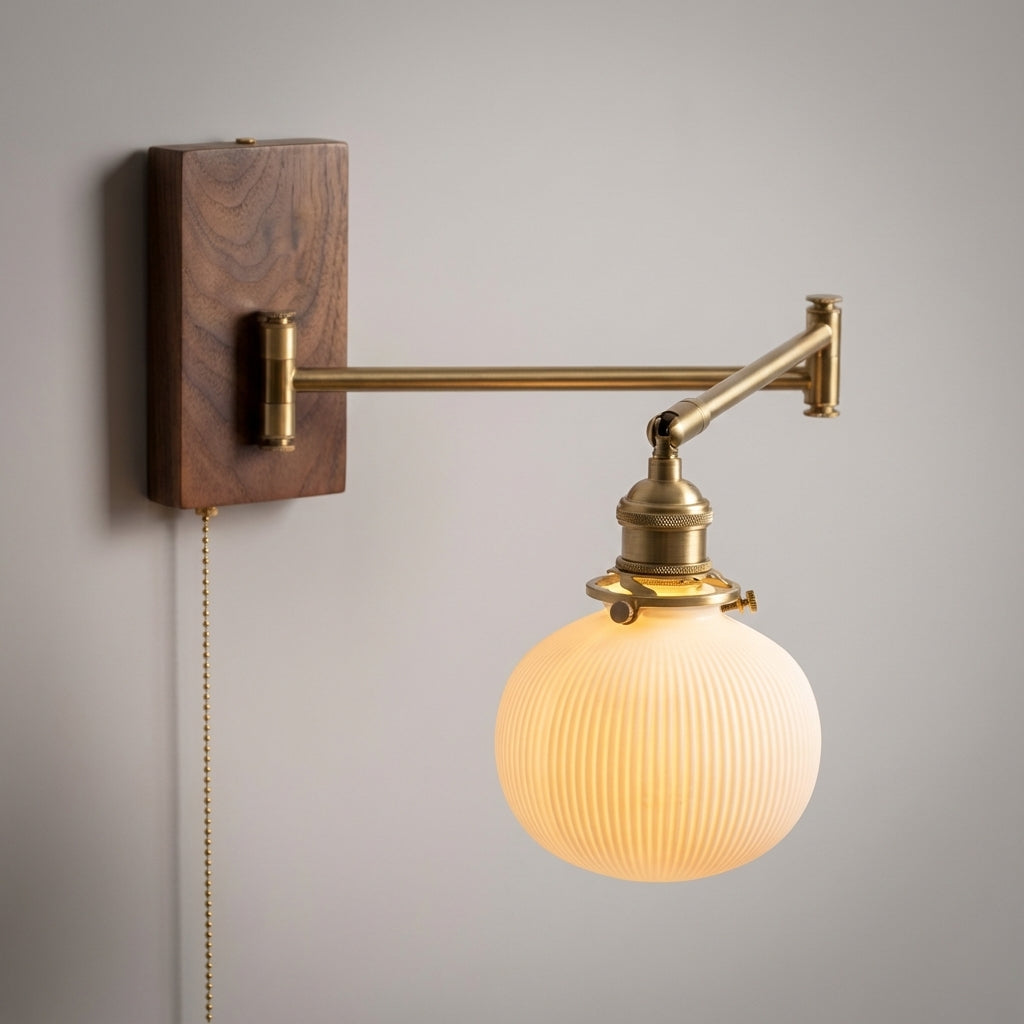 Wall Lamp with Adjustable Swing Arm - Versatile Lighting Fixture