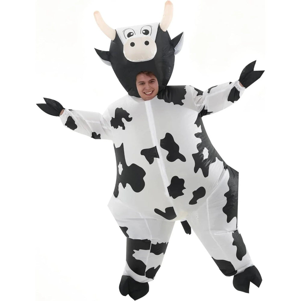 Eye-Catching Adult Inflatable Cow Costume for Parties