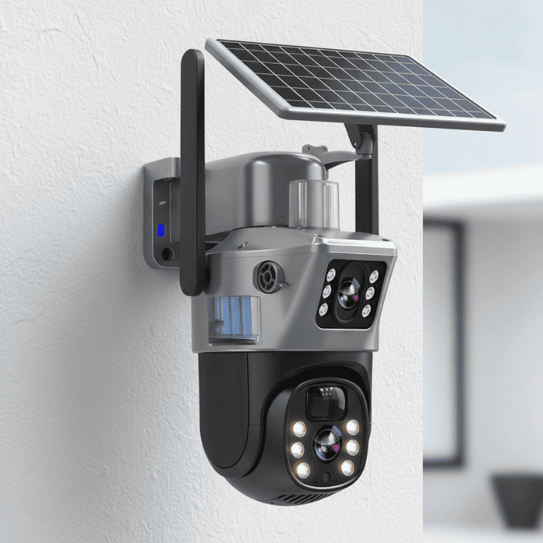 Solar-Powered 4K Home Guardian Camera with 360° View