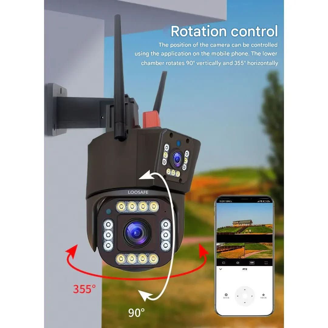 Solar-Powered 4K Home Guardian Camera with 360° View