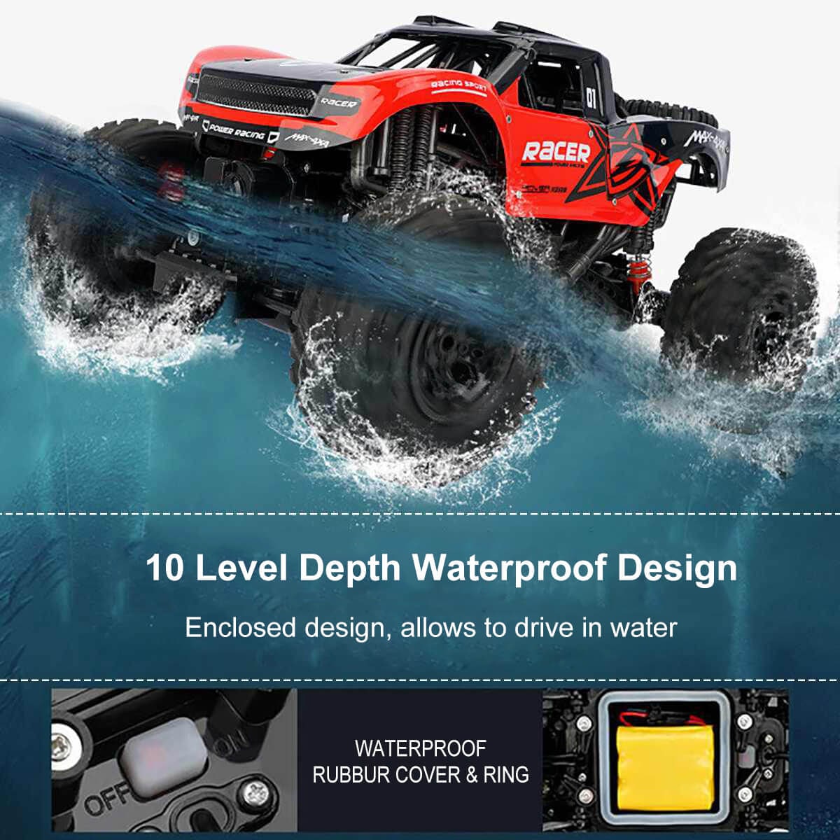 Rugged Rover | All-Terrain Remote Control Vehicle for Land and Water