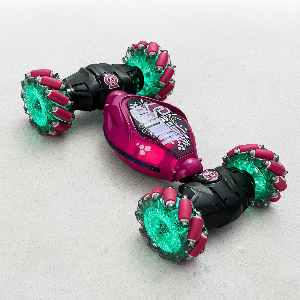 Extreme Explorer | Gesture-Controlled RC Stunt Car with Illuminated Wheels