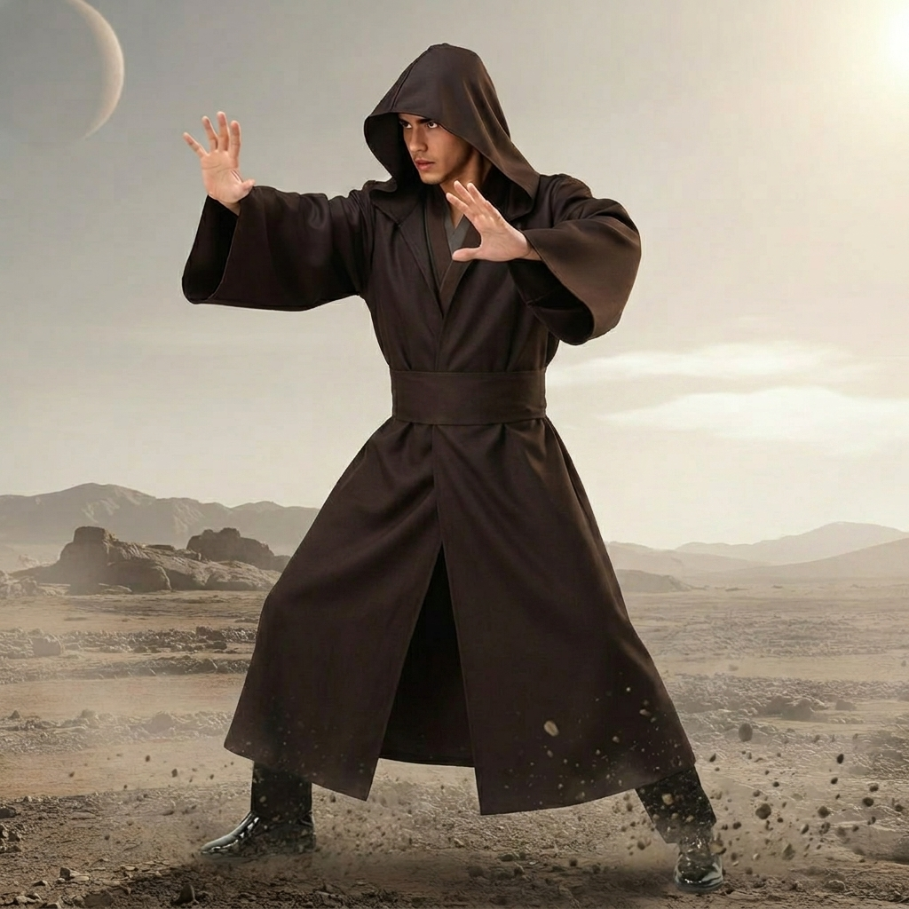 Epic Quest Robe Ensemble for Adults with Hooded Design