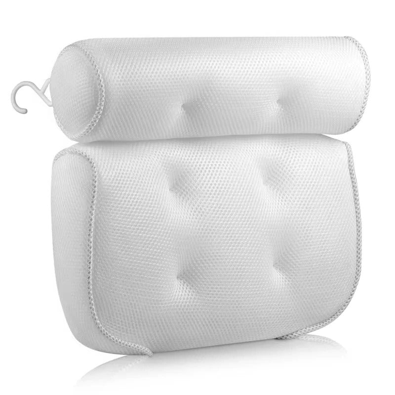 Luxury Spa Bath Pillow for Neck and Head Comfort
