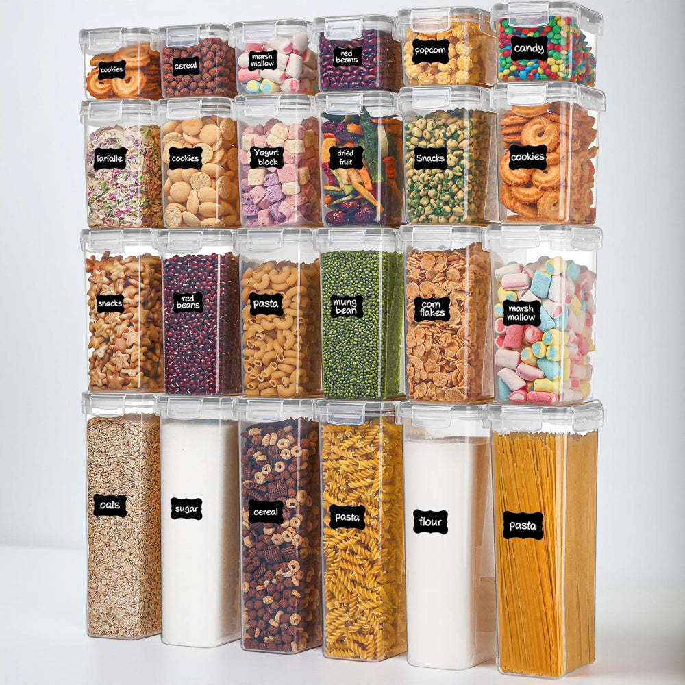 Stackable Airtight Food Storage Set for Organized Freshness