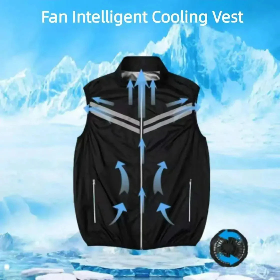 ChillEase | Airflow Vest with Built-in Fan for Ultimate Comfort