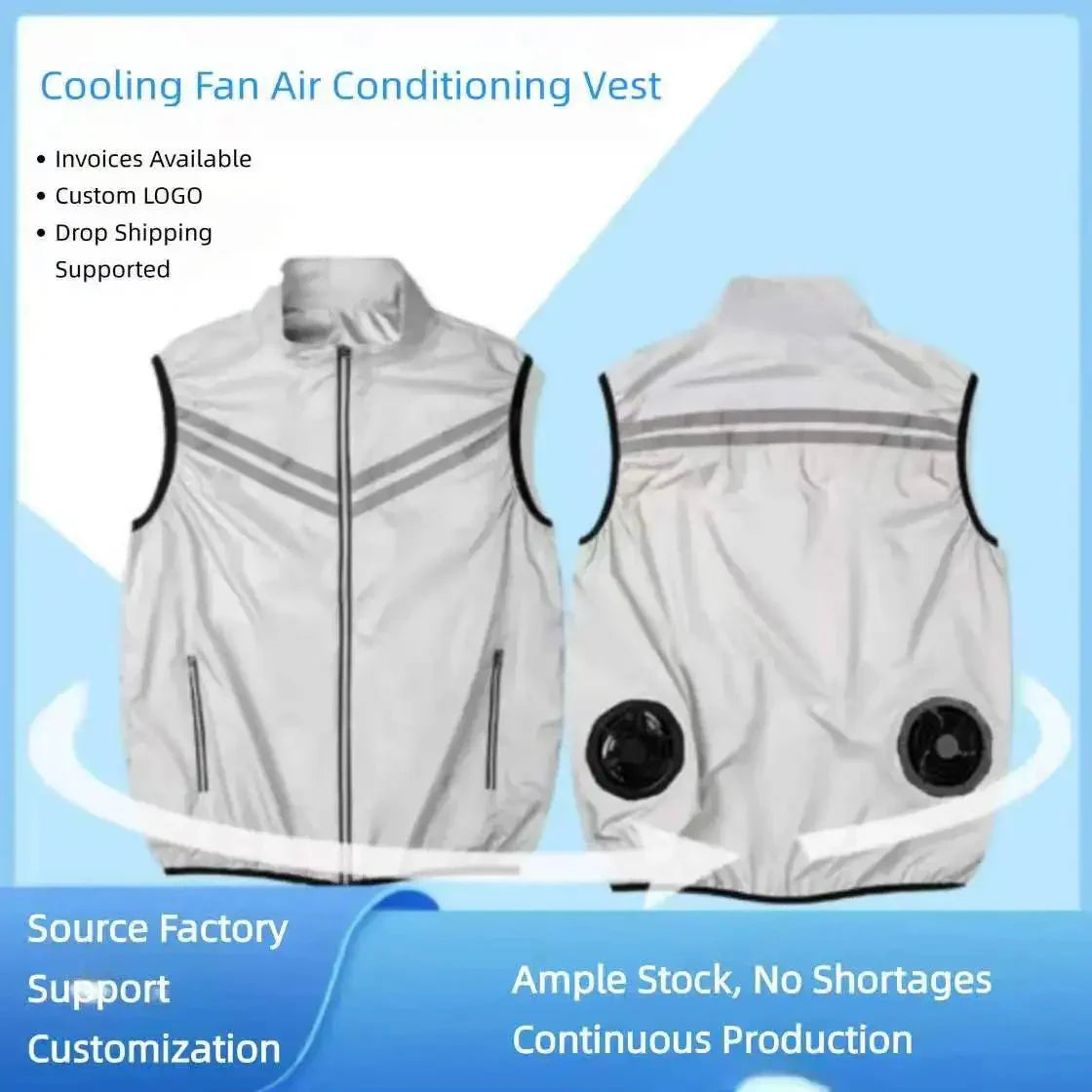 ChillEase | Airflow Vest with Built-in Fan for Ultimate Comfort
