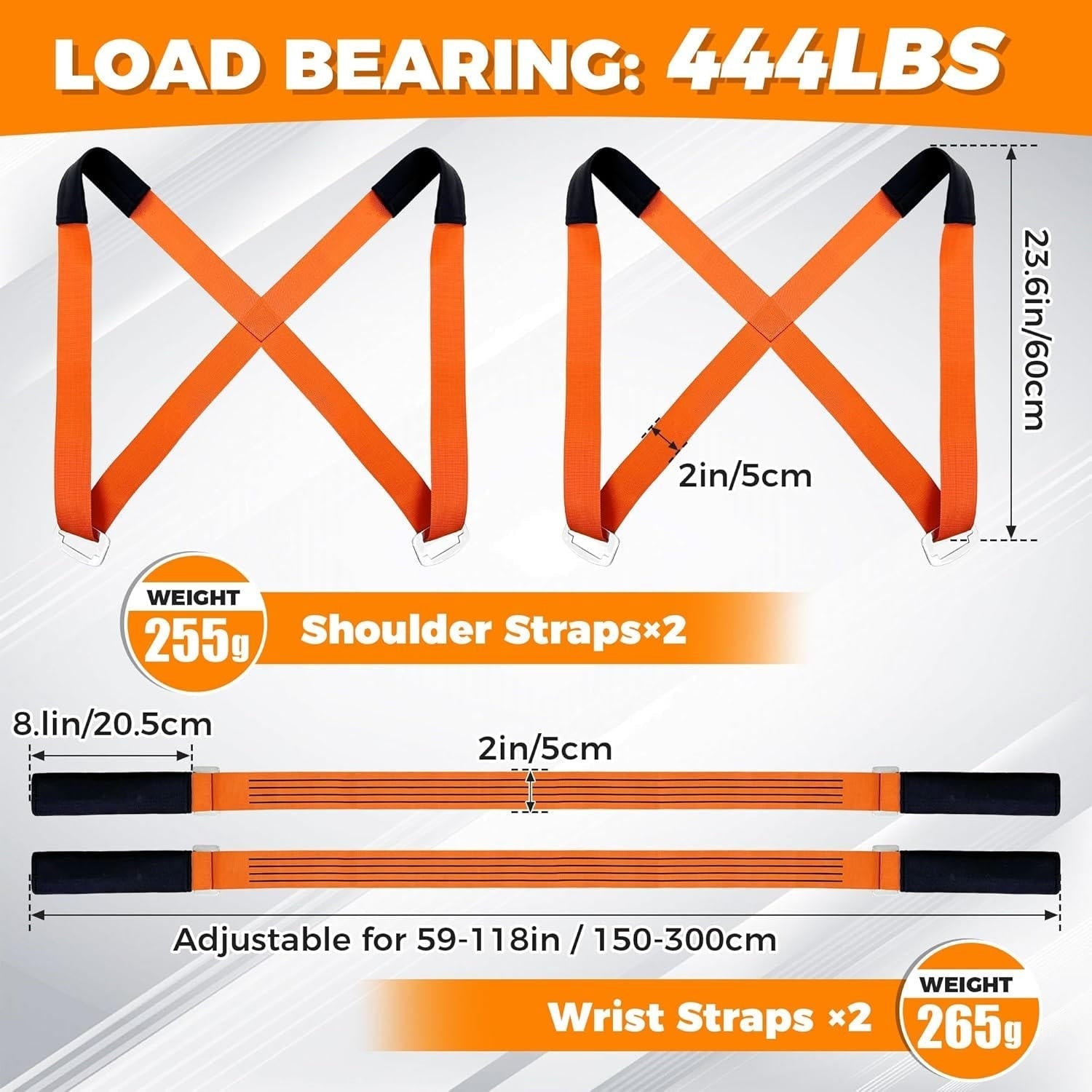 Dynamic Lifting Straps for Effortless Moves