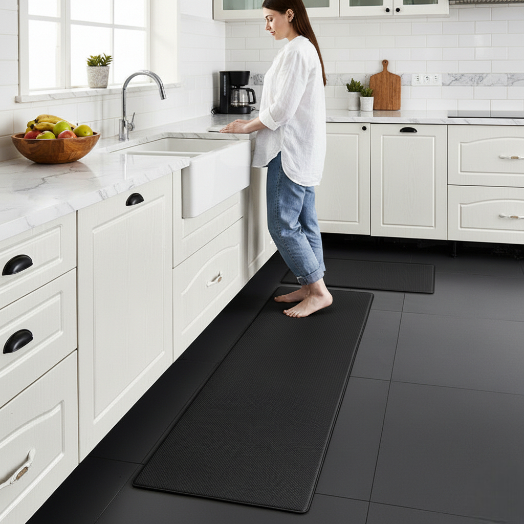 ComfortPlus Anti-Fatigue Kitchen Mat – Cushioned Non-Slip Design