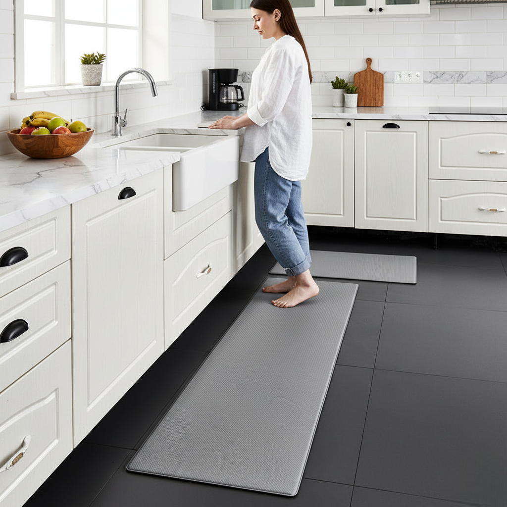 ComfortPlus Anti-Fatigue Kitchen Mat – Cushioned Non-Slip Design