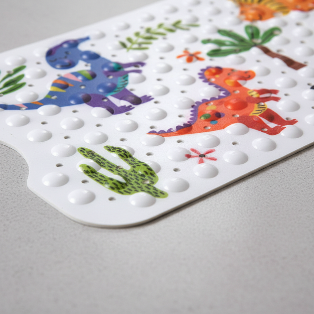 Non-slip Bath Mat with Suction Cups - Safety Enhancer