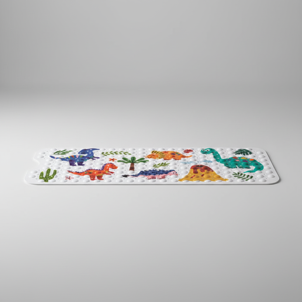 Non-slip Bath Mat with Suction Cups - Safety Enhancer