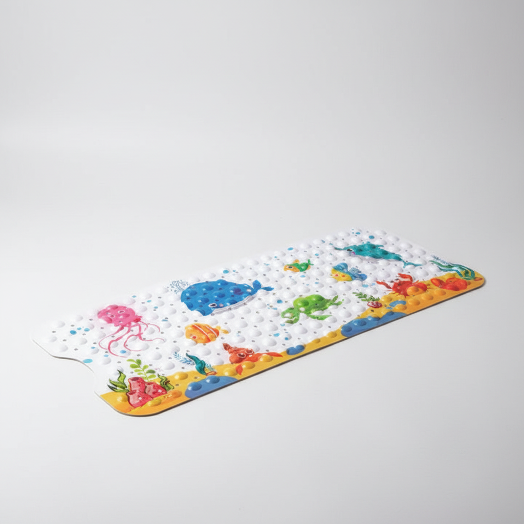 Non-slip Bath Mat with Suction Cups - Safety Enhancer