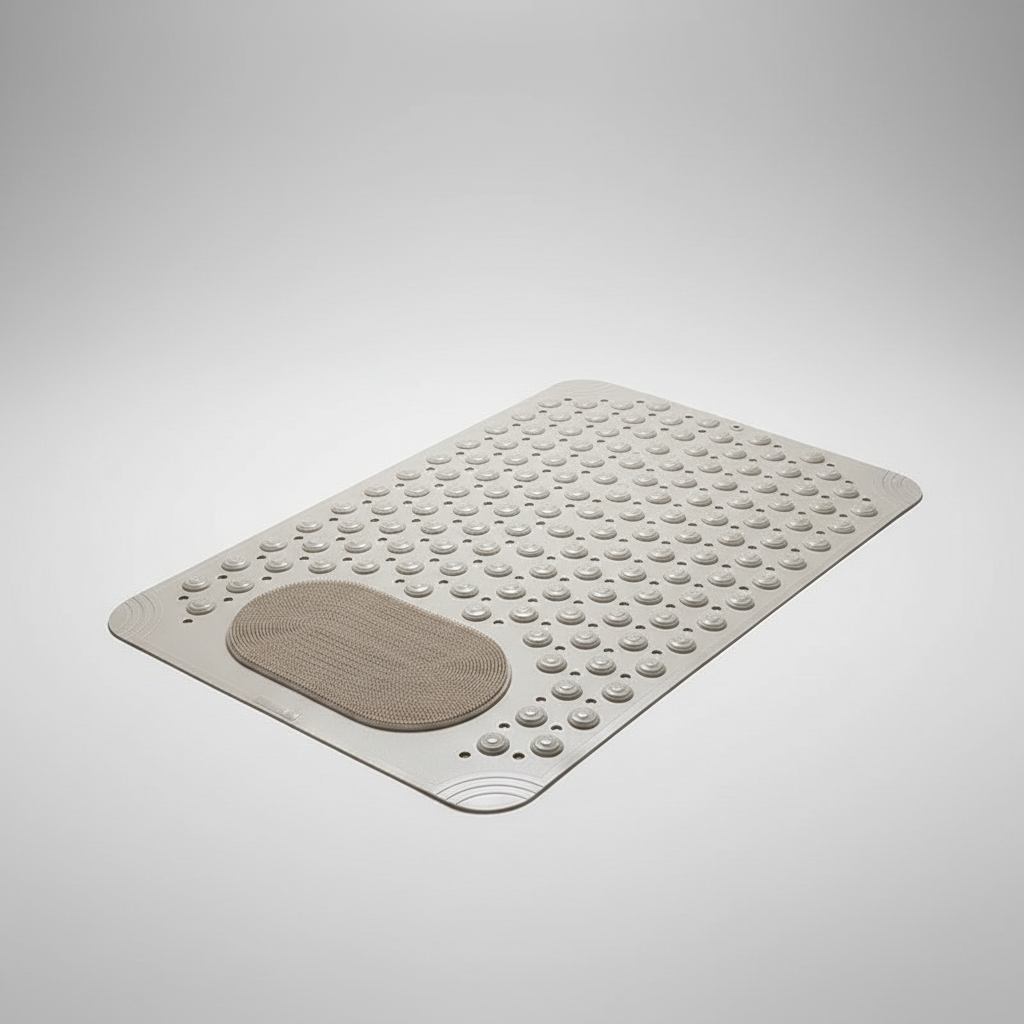 Non-Slip Shower Mat in PVC - Aqua Grip Design