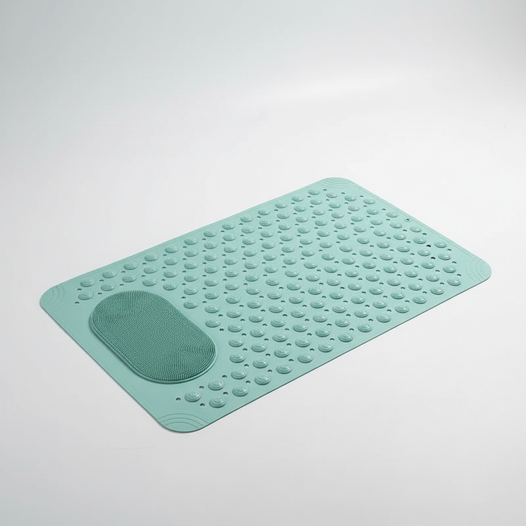 Non-Slip Shower Mat in PVC - Aqua Grip Design