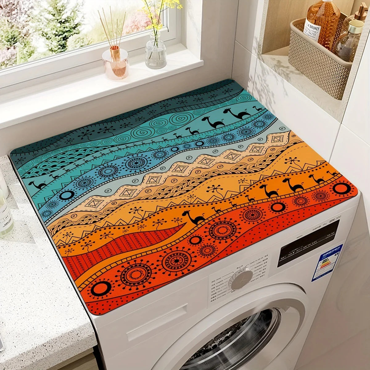 Versatile Appliance Mat with Non-Slip Grip and Chic Design