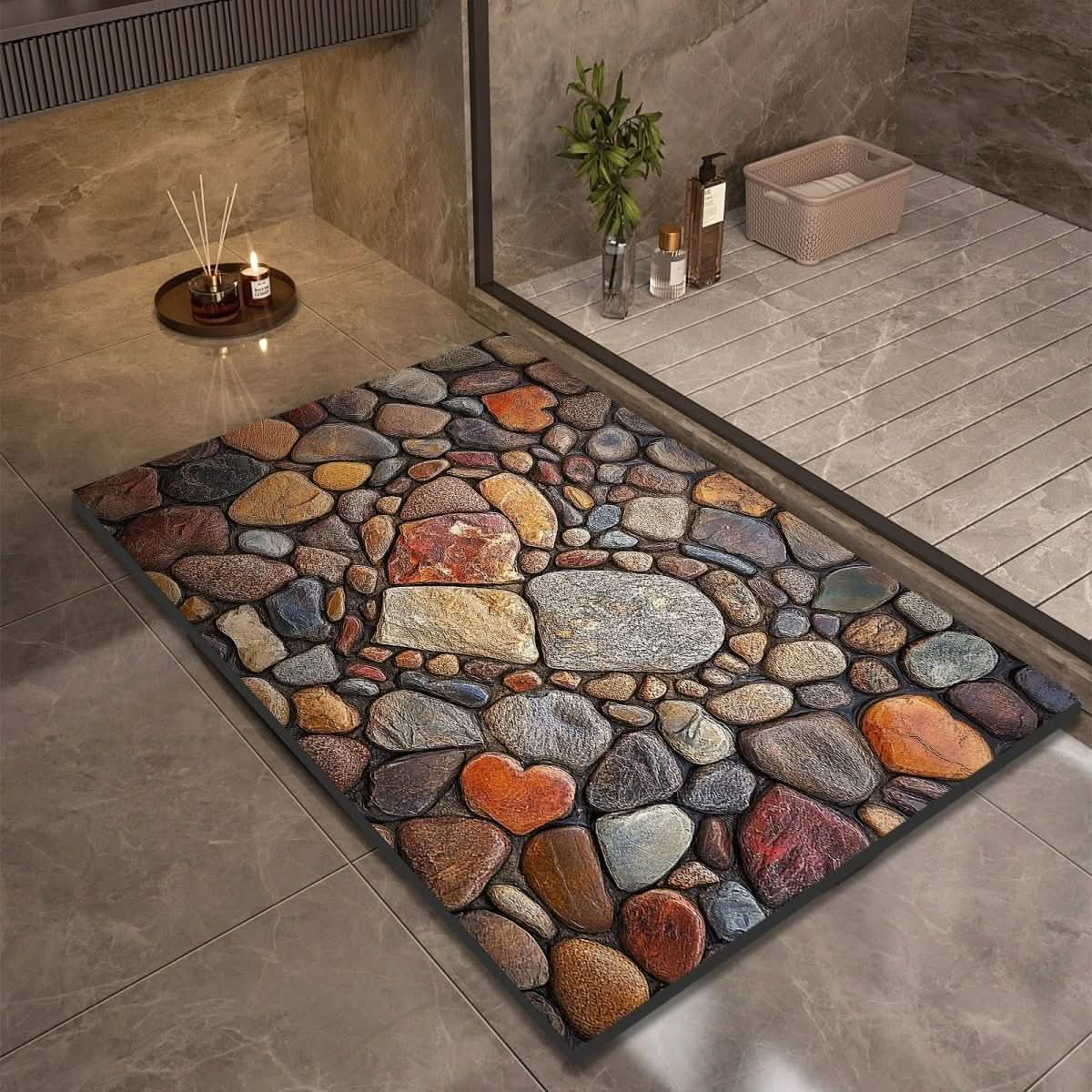 AquaStone – Ultra Absorbent Non-Slip Bath Mat