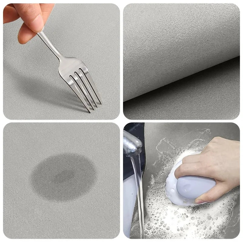 DuraDry | Ultra-Absorbent Bath Mat with Slip-Resistant Base