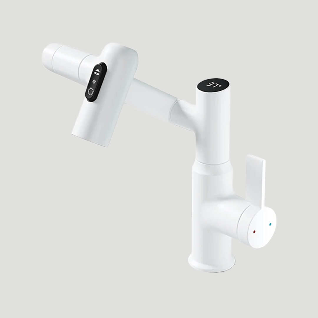 Versatile 360° Kitchen Faucet with Temperature Indicator