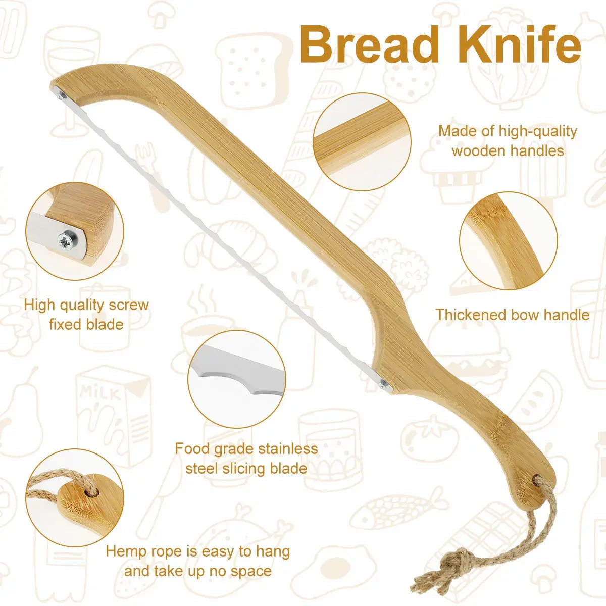 MasterCut Bread Slicer | Ergonomic Knife for Perfect Slices