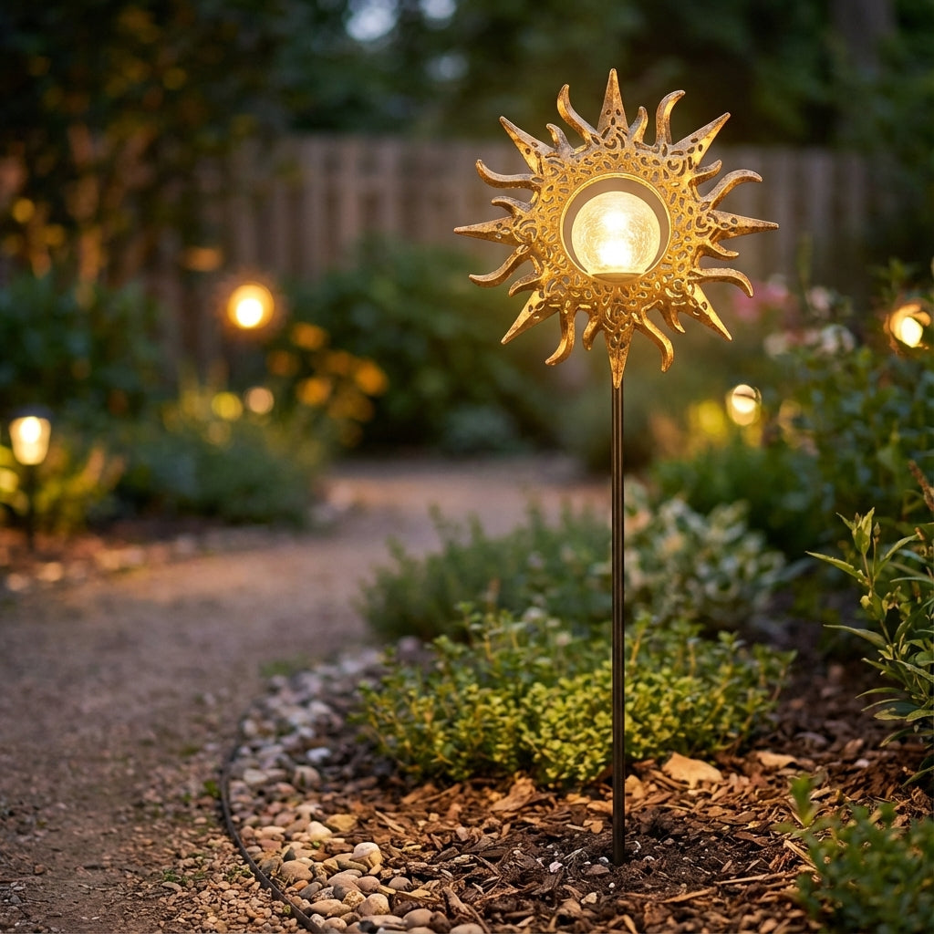 Elegant Solar Pathway Lantern for a Magical Outdoor Glow
