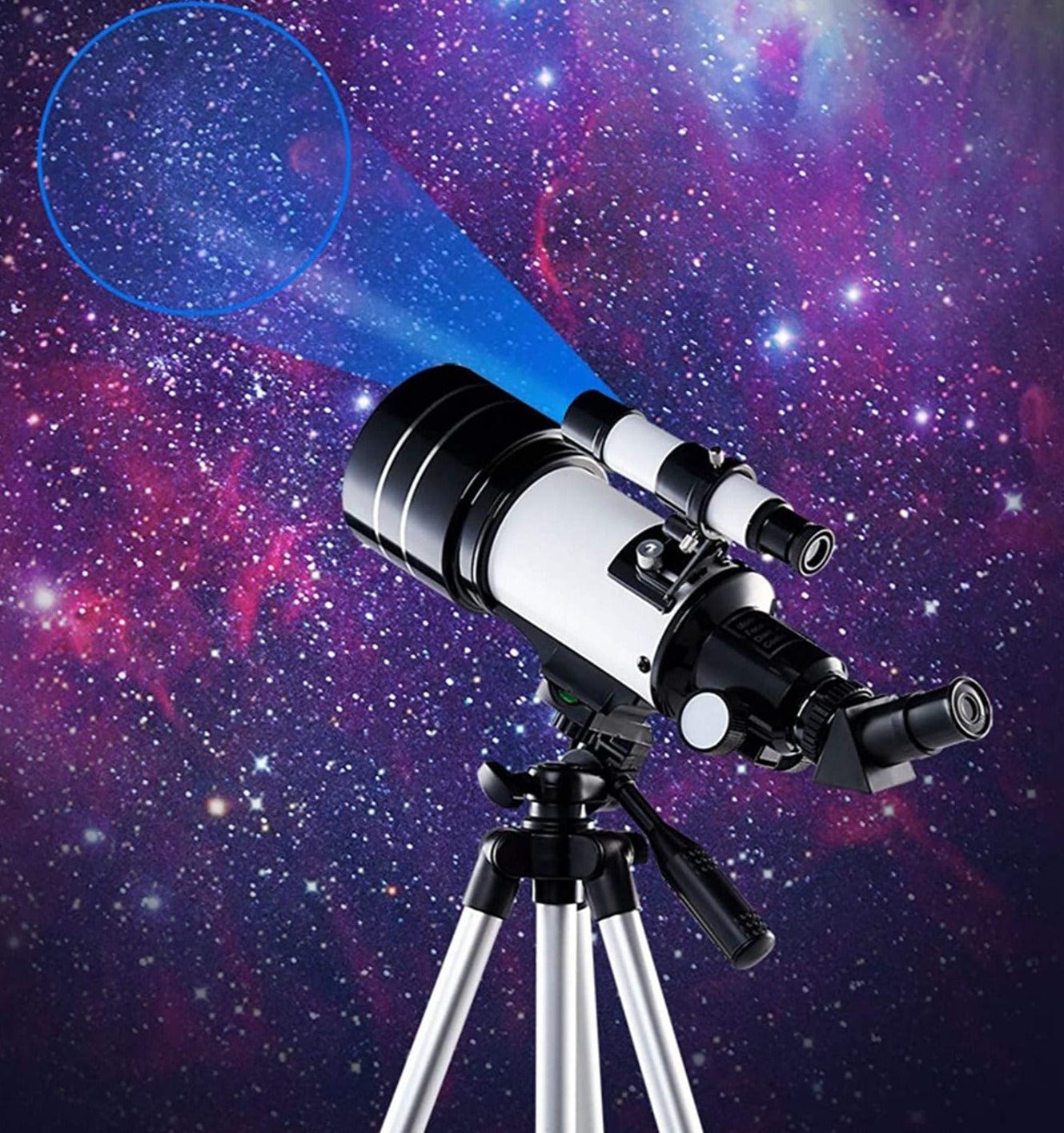 Beginner's Stargazing Telescope | 70mm Refractor with Phone Mount