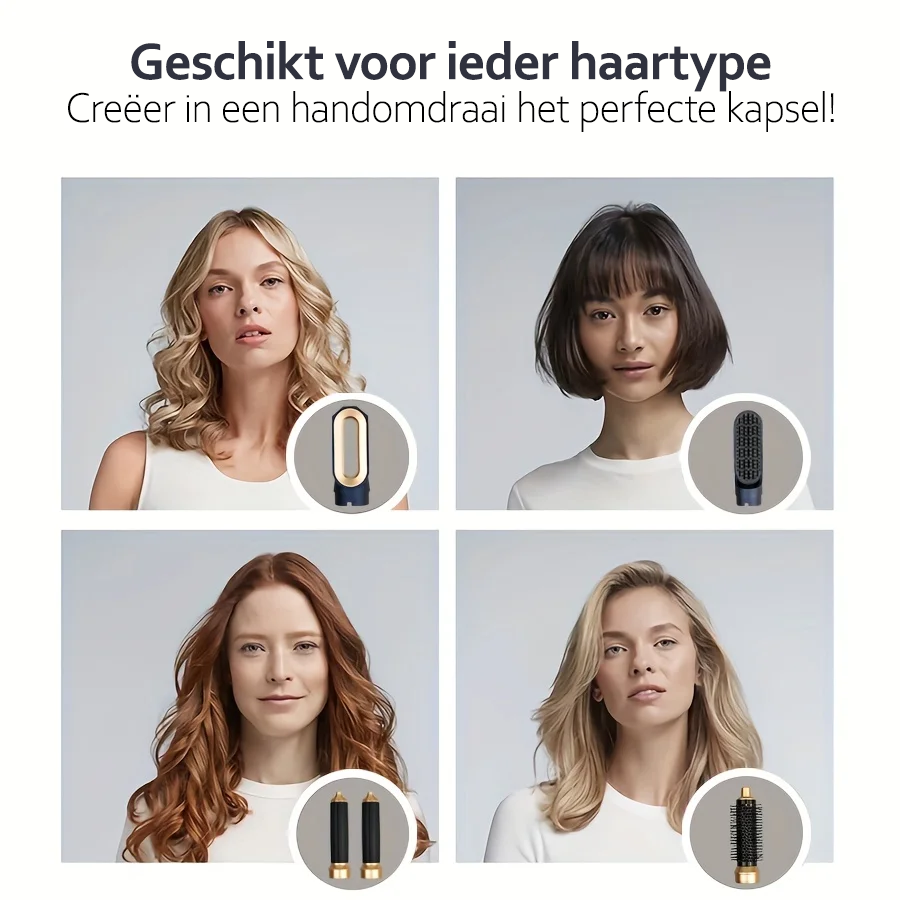 StyleMaster Pro | All-in-One Ionic Hair Styling Tool with Custom Heat