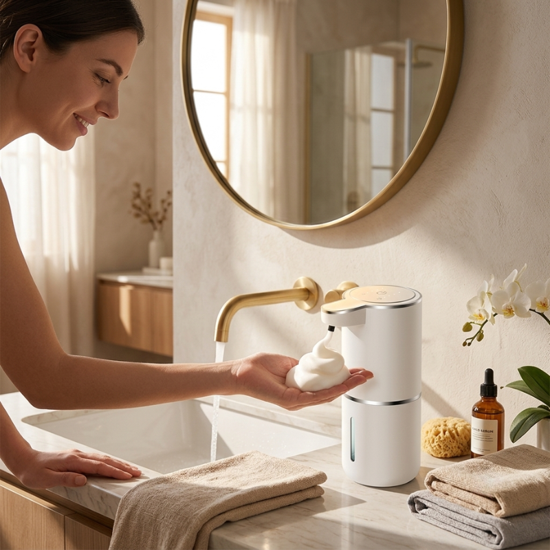 Touchless Foam Soap Dispenser with USB Rechargeable Battery