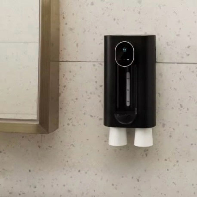 Touchless Wall-Mounted Mouthwash Dispenser for Modern Bathrooms