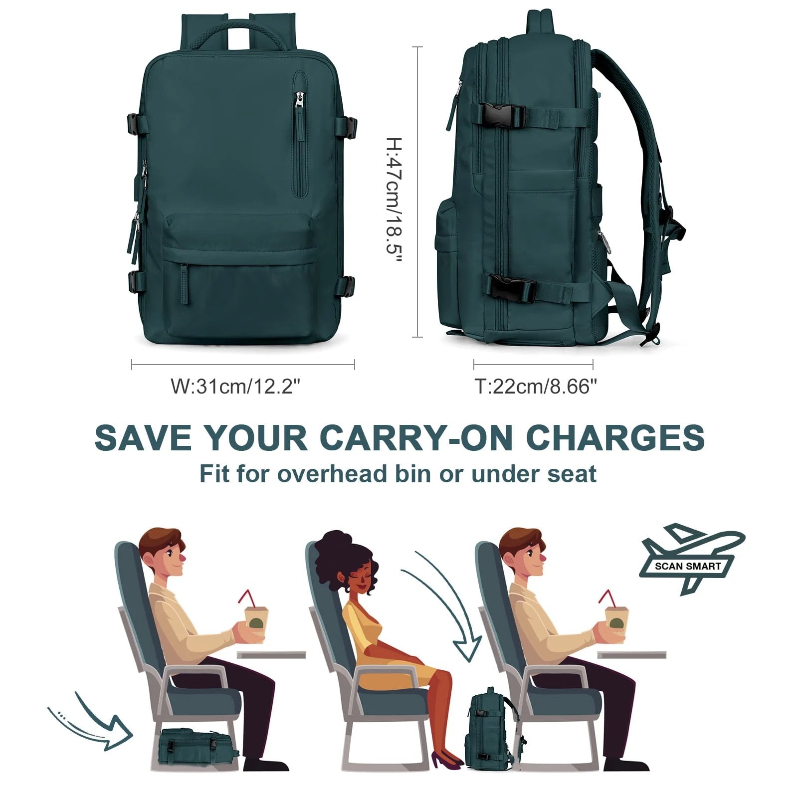 Women's Versatile Waterproof Adventure Backpack