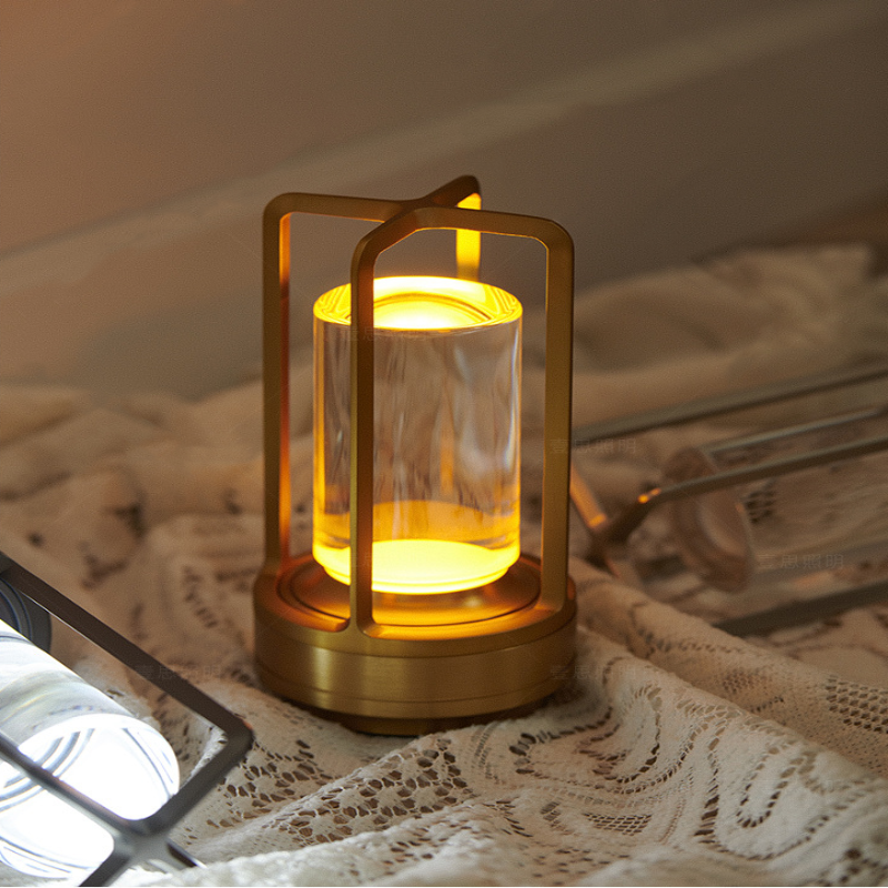 Sleek Touch-Controlled Wireless Table and Nightstand Lamp