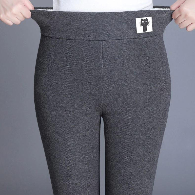 Cozy Women's Fleece-Lined Winter Leggings