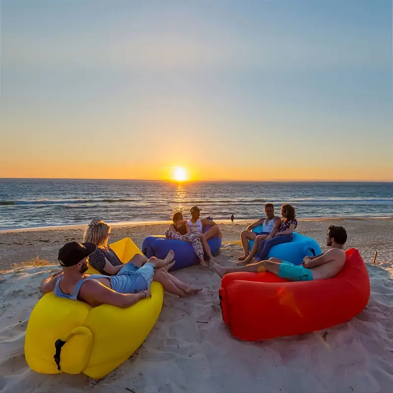 Portable Air Lounge - Effortless Comfort for Outdoor Relaxation