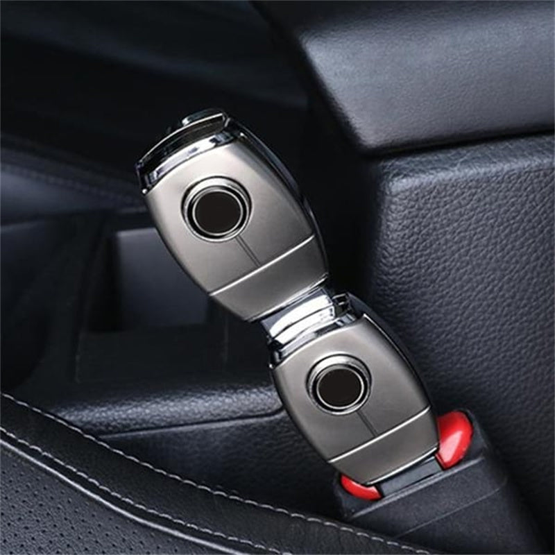 Adjustable Metal Seat Belt Extension for Enhanced Comfort