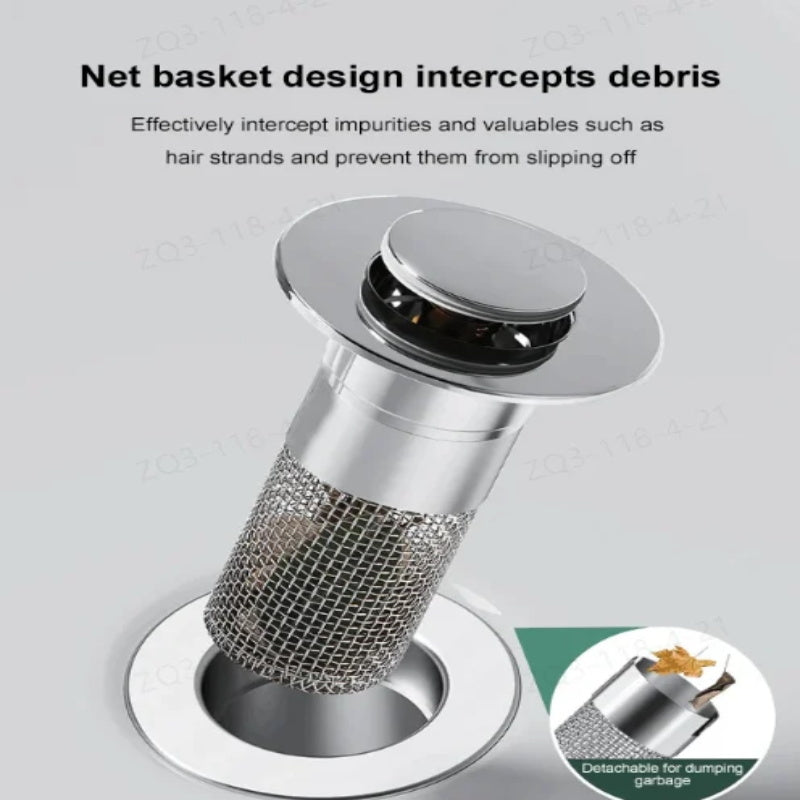 Durable Stainless Steel Drain Protector for Home Use