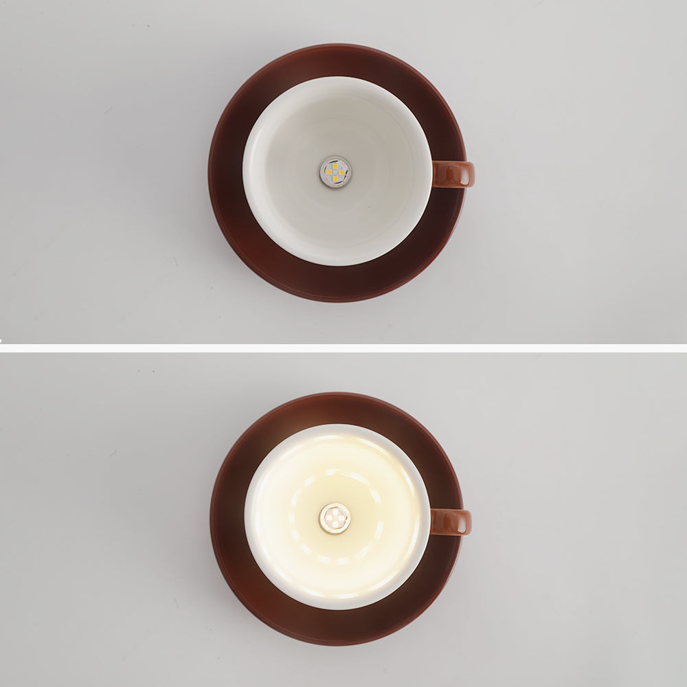 Morandi Coffee Cup Ceiling Fixture – Ceramic Design