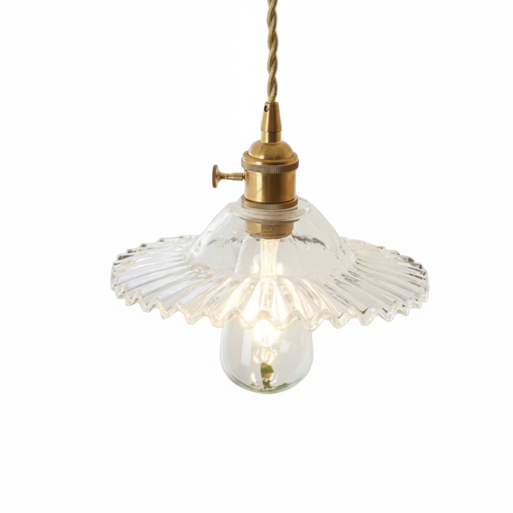 Elegant Glass Hanging Light Fixture