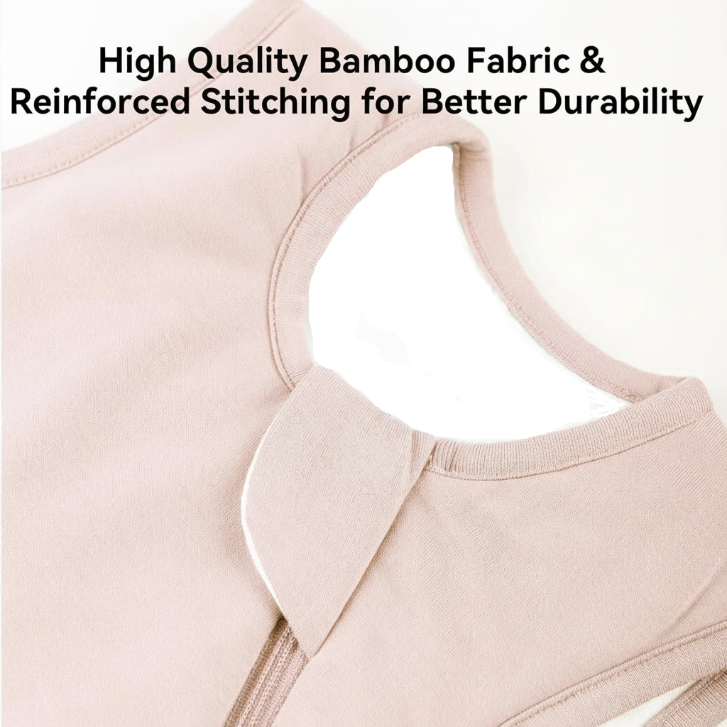 CozyBamboo Sleep Sack with Dual Zipper for Ideal Comfort
