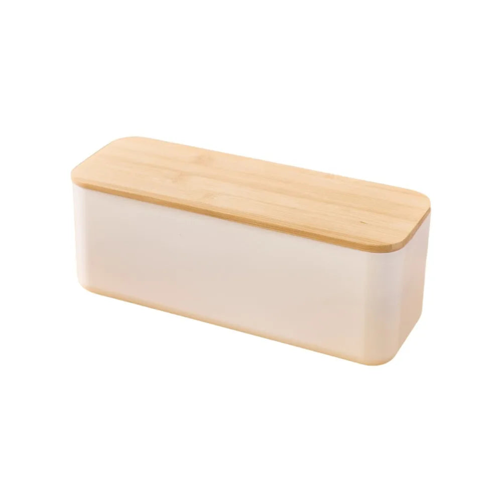 Stylish Kitchen Storage Box with Versatile Cutting Lid