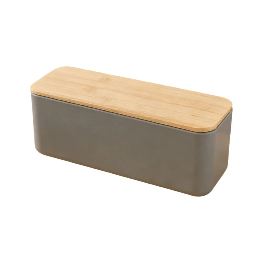Stylish Kitchen Storage Box with Versatile Cutting Lid