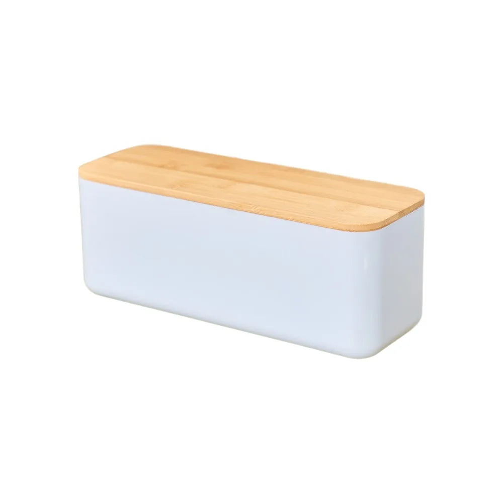 Stylish Kitchen Storage Box with Versatile Cutting Lid