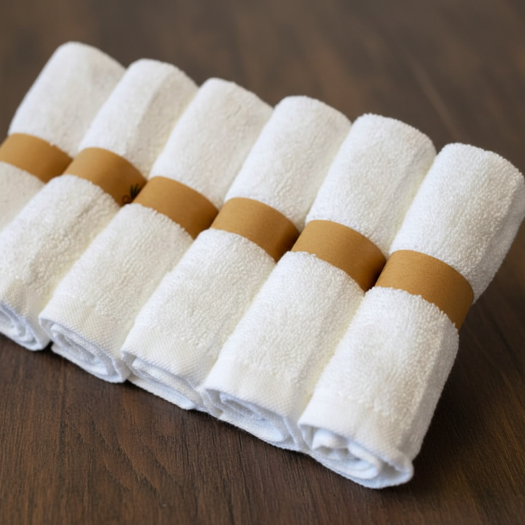 100% Cotton Bamboo Cleaning Cloths