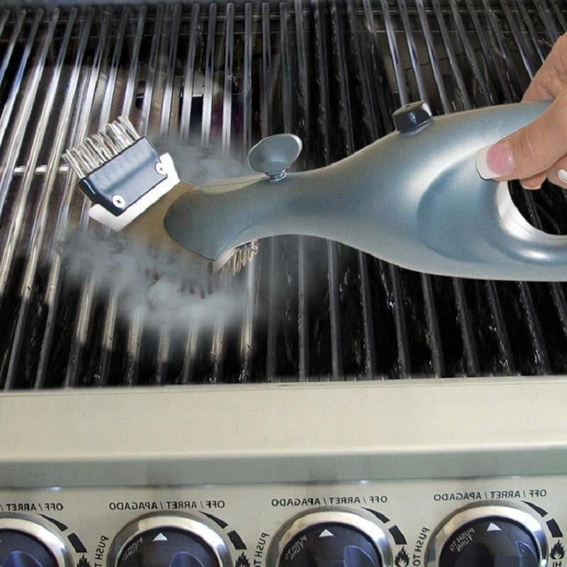 Heavy-Duty Grill Cleaning Tool with Steam Function