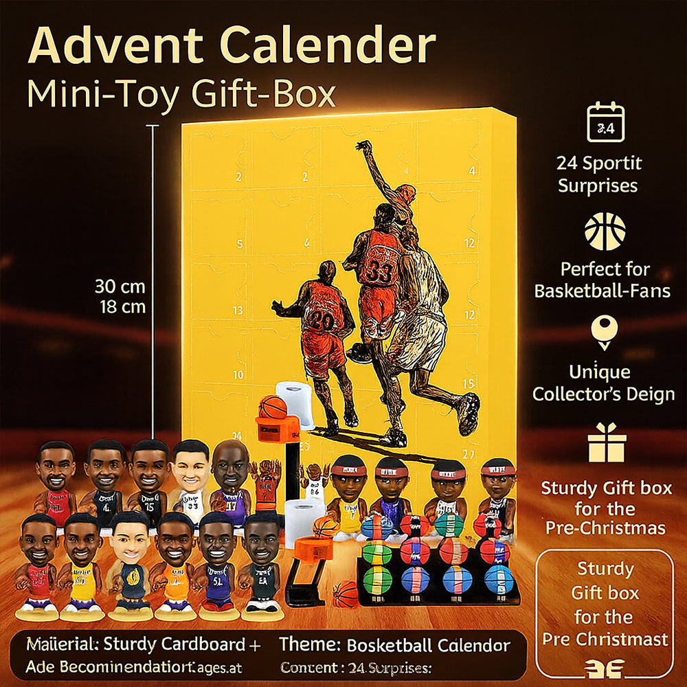 Hoops Countdown Calendar | Daily Basketball Collectible Set
