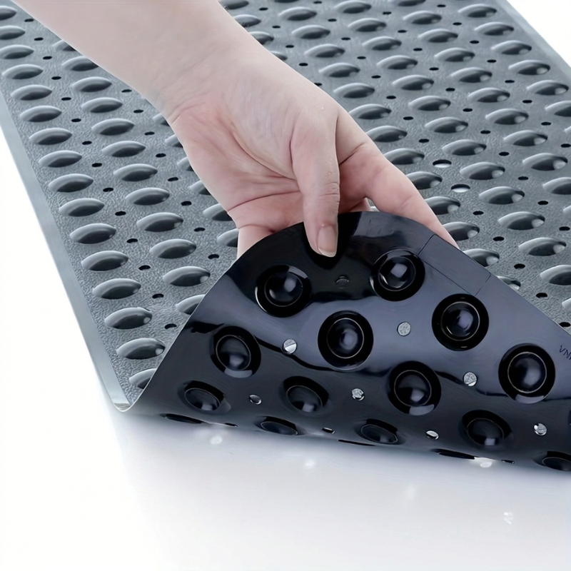 Premium Non-Slip Bath Mat with Suction Cups – Machine Washable