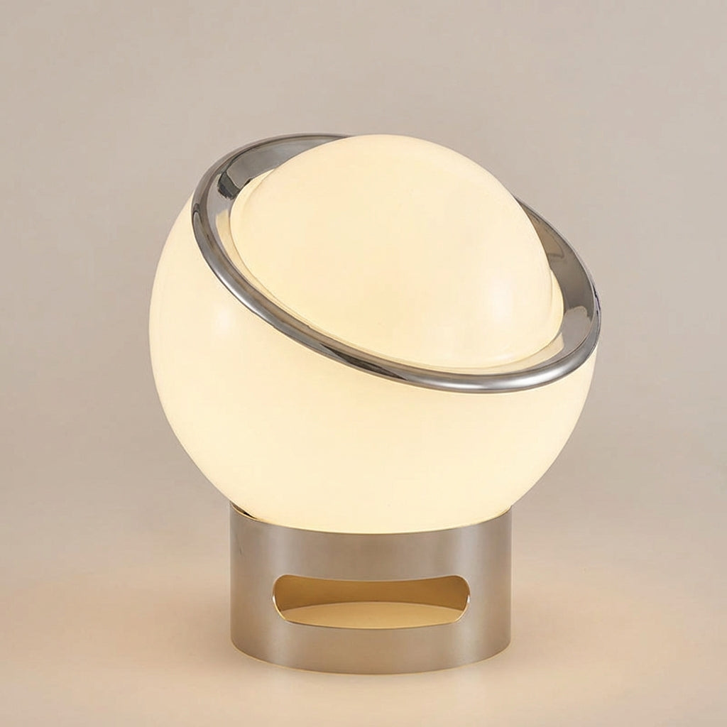 Sleek Modern Desk Lamp with Soft Glass Shade for Cozy Lighting