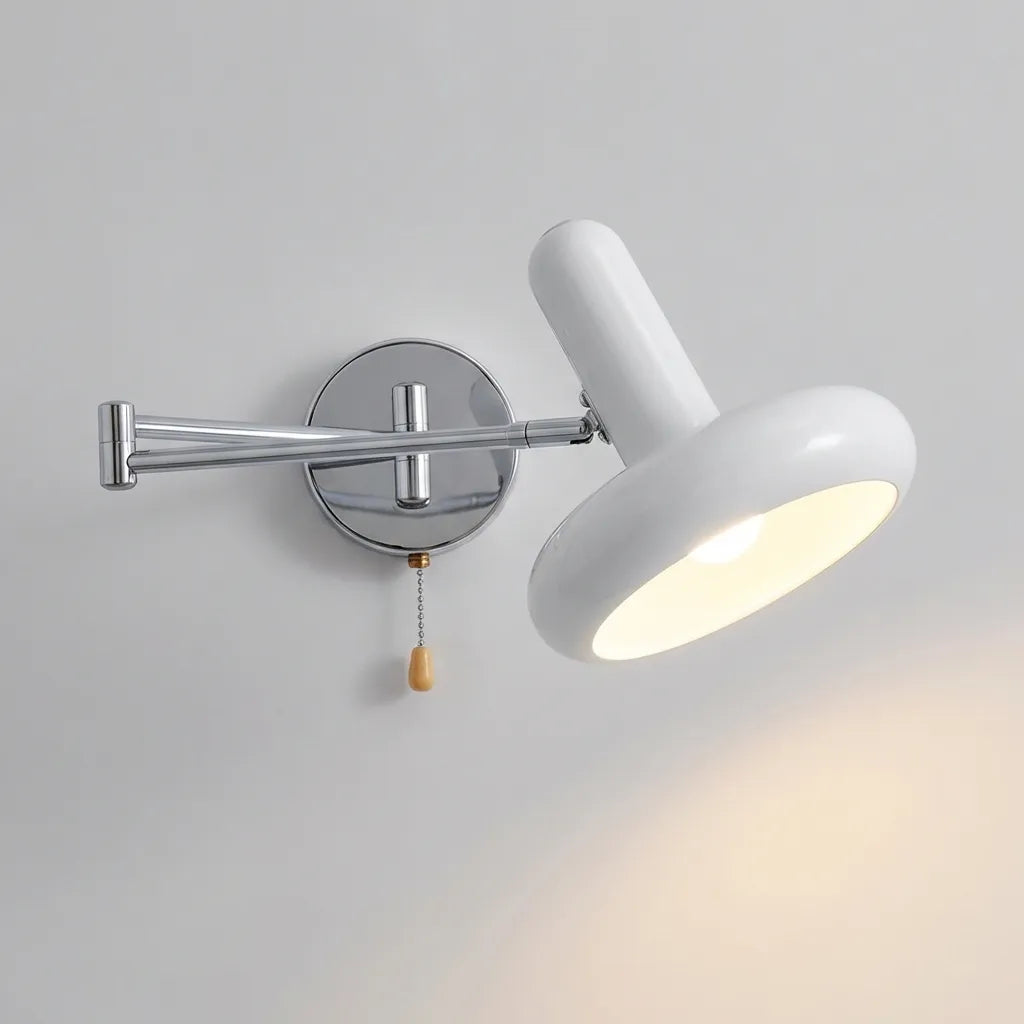 Swing Arm Wall Light Fixture with Bauhaus Design