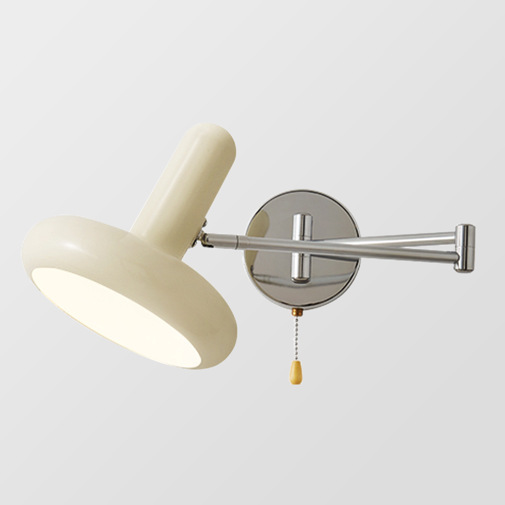 Swing Arm Wall Light Fixture with Bauhaus Design