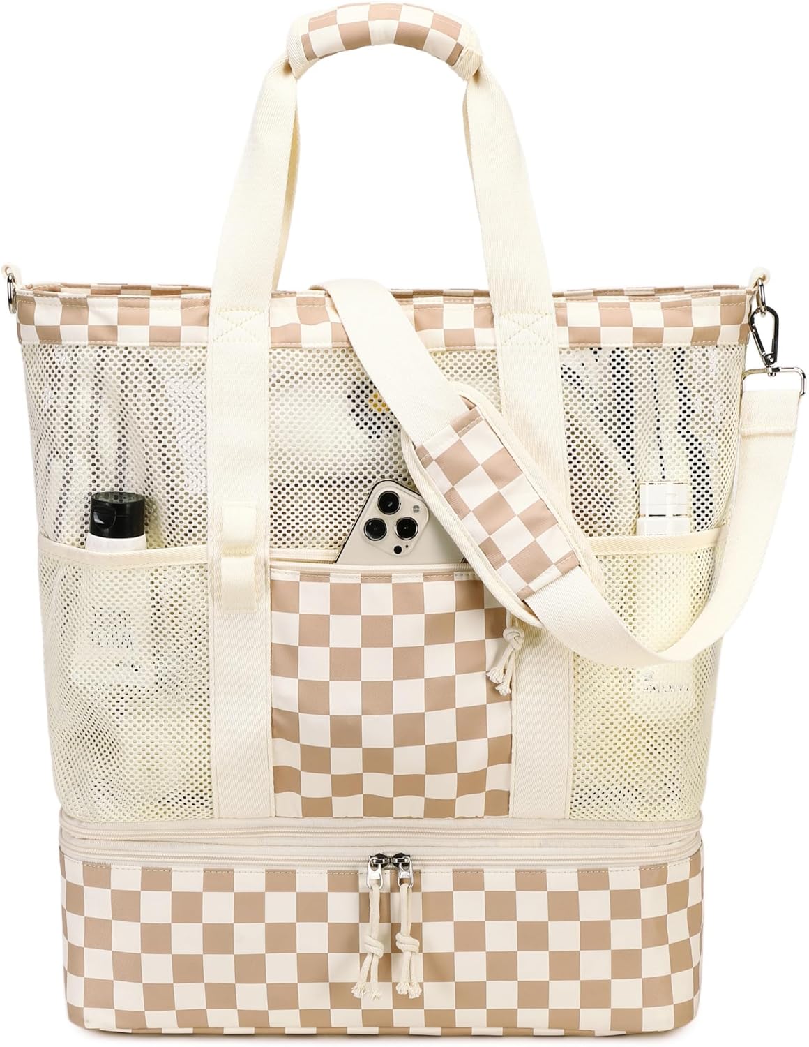 Versatile Summer Tote with Chilling Cooler Pocket
